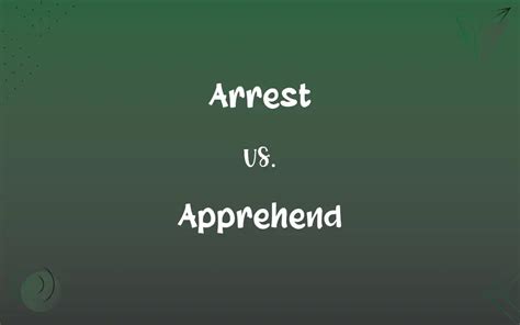 appréhender|detain vs apprehend.